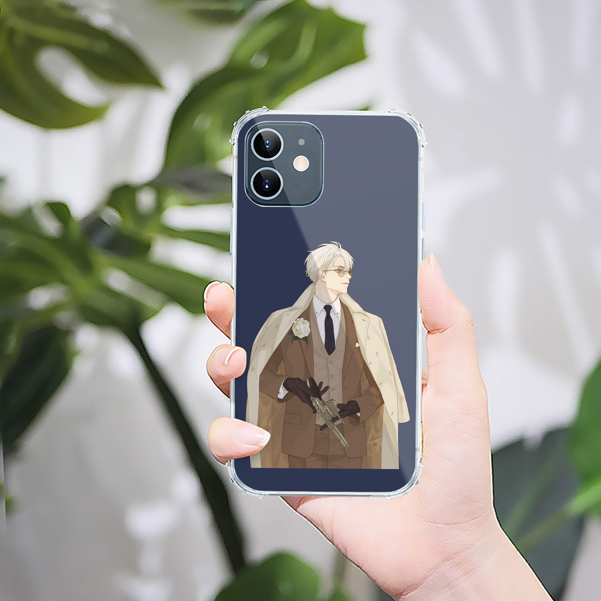 （画像用） 呪術廻戦 Jujutsu Kaisen 【iPhone 12シリーズ対応】透明スマホケース（クリアソフトケース）